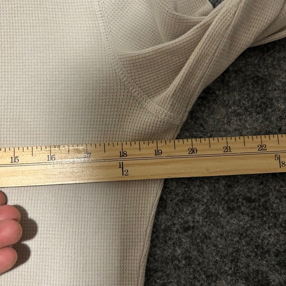 Sinful by Affliction Angel Wings Thermal Long Sleeve Cream XL CHECK MEASUREMENTS - Picture 5 of 6